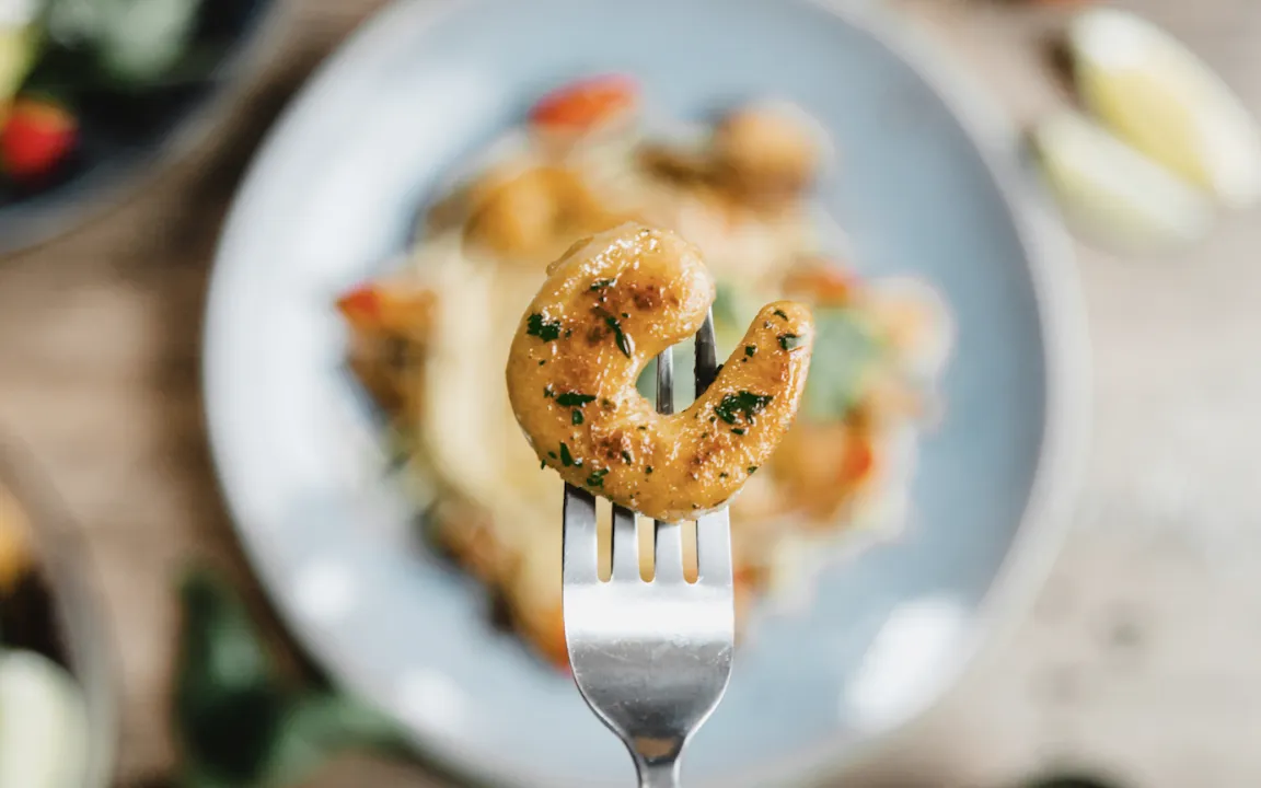 Shrimps aus Pflanzen