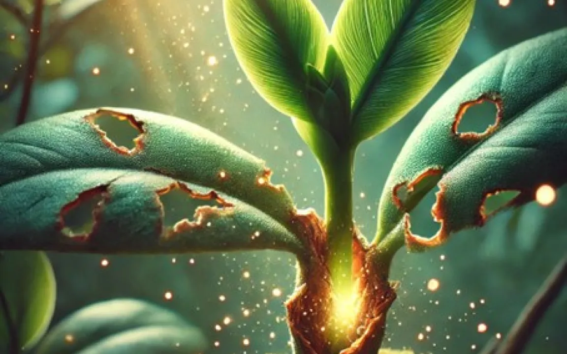 Wie Pflanzen ihre Wunden heilen