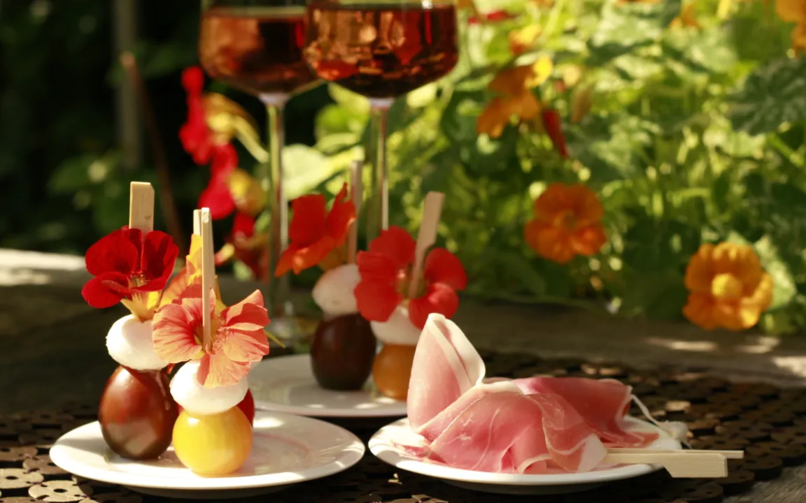 Topfblumen mit Geschmack