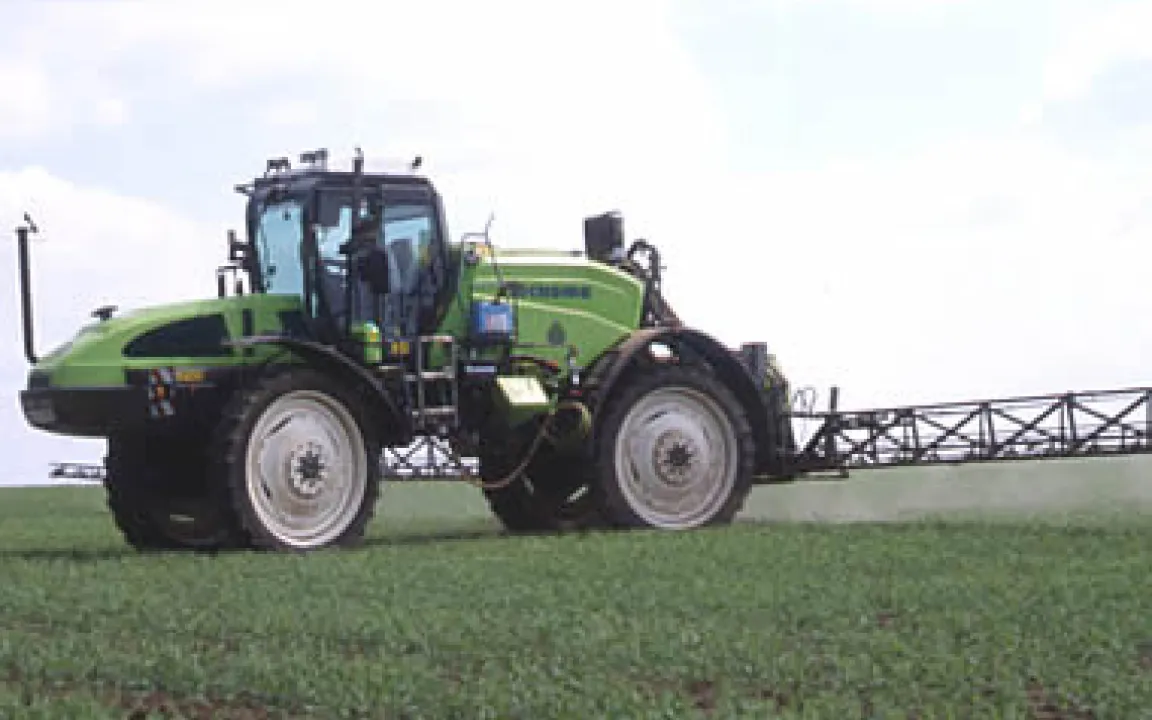 Pflanzenschutzgeräte: nur wenige Tausendstel Gramm je Quadratmeter ausbringen