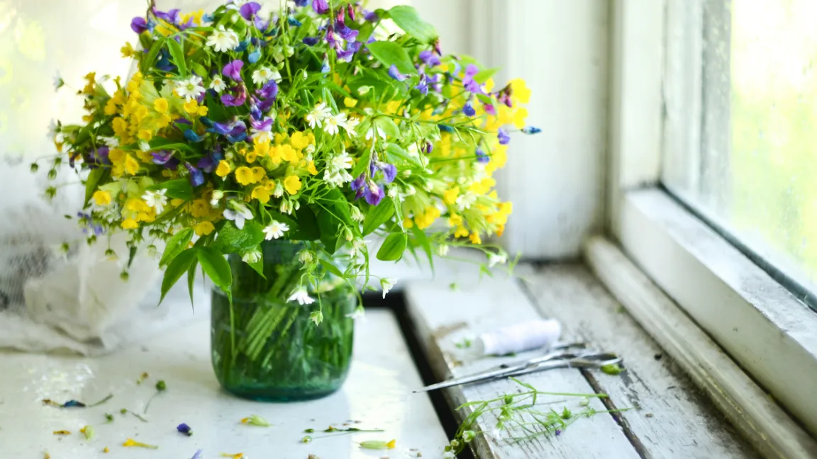 Auch im Strauß mit anderen Frühlingsblumen macht Lungenkraut eine gute Figur. Foto: iStock