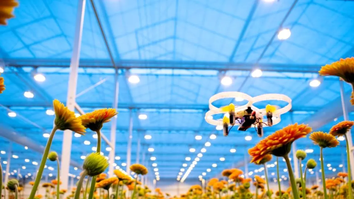 Minidrohne im Einsatz. Foto: PATS Indoor Drone Solutions