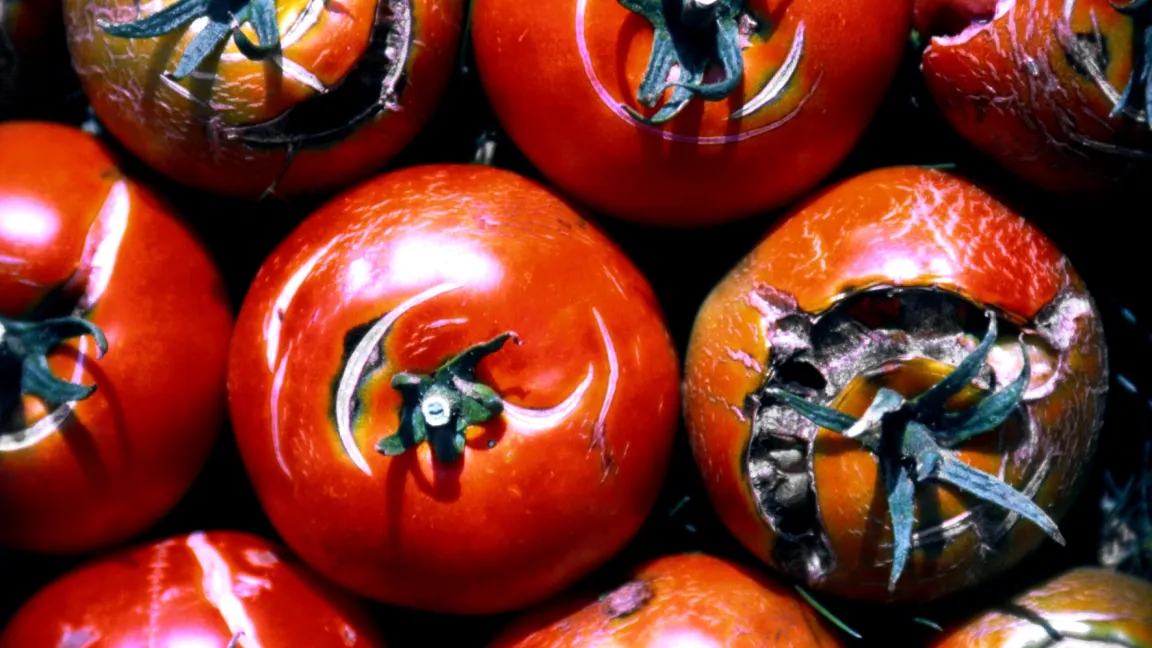 Geplatzte Tomatenfrüchte. Foto: Klaus Margraf