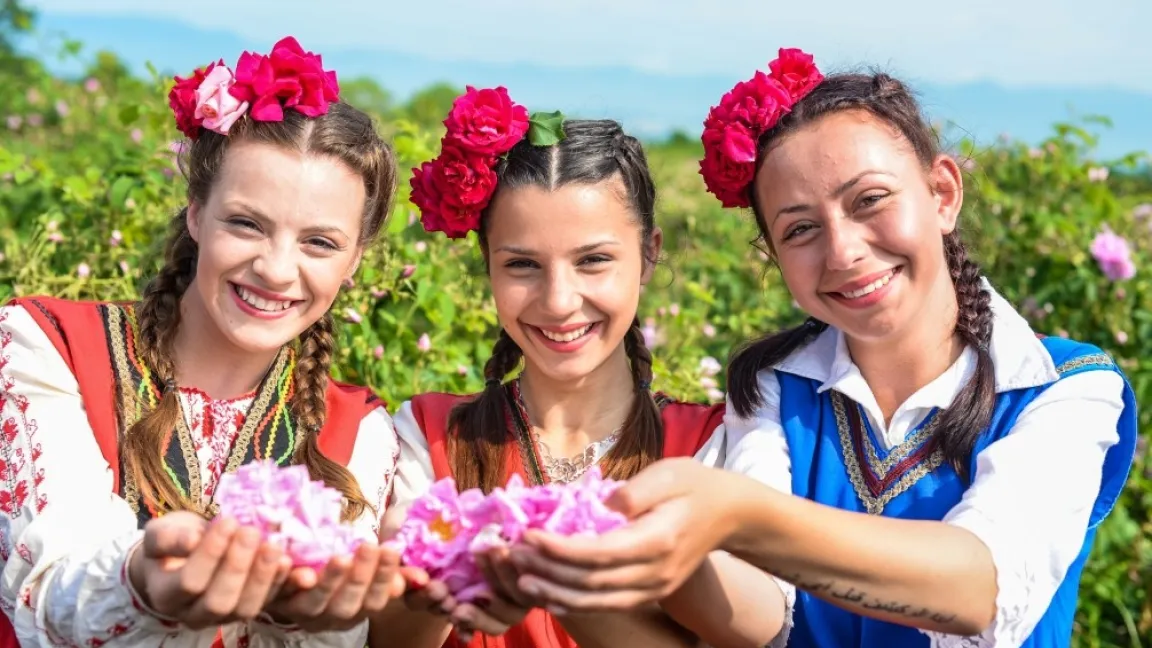 Das Partnerland der Grünen Woche 2018, Bulgarien, stellt unter anderem seinen Rosenanbau zur Ölgewinnung vor. Foto: Messe Berlin GmbH