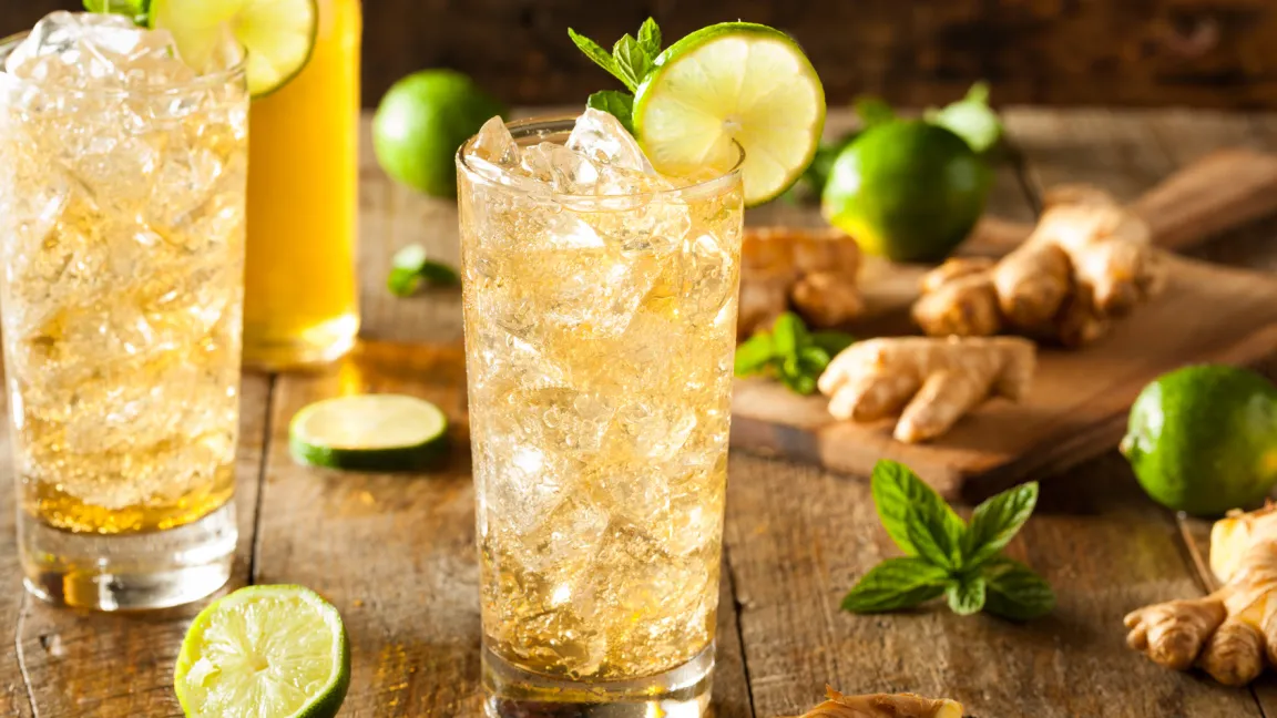 Ginger Ale schmeckt lecker und erfrischend. Foto: Fotolia