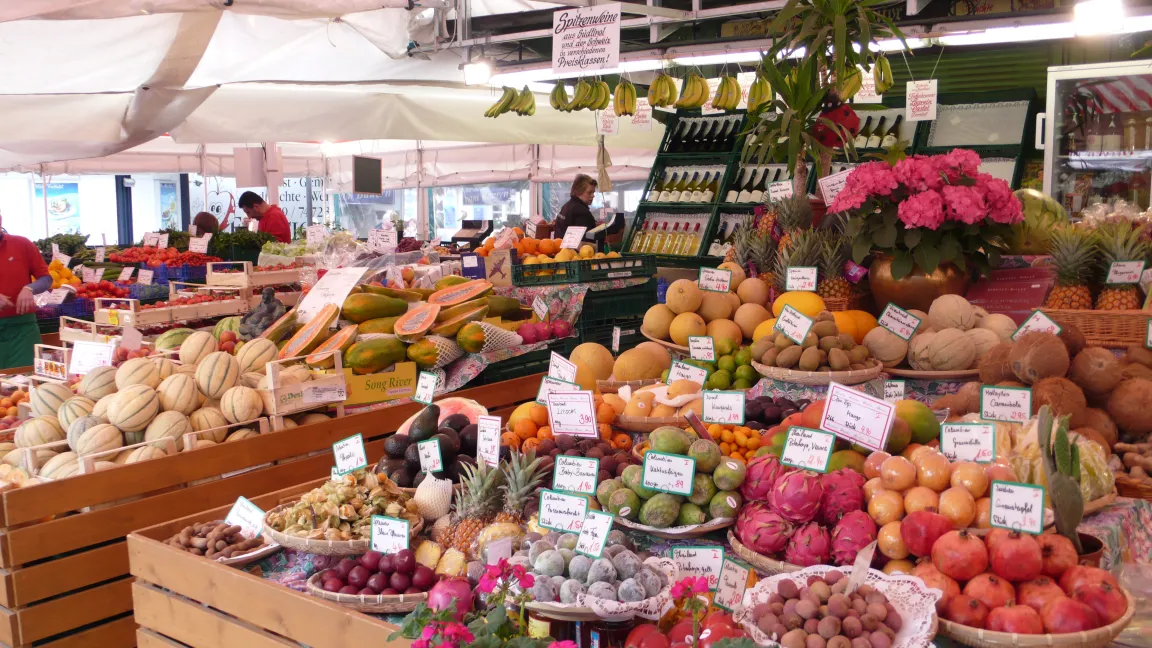 Die Deutschen können unter einer Vielfalt an qualitativ hochwertigen Lebensmitteln auswählen. Foto: Evelyn Schulz
