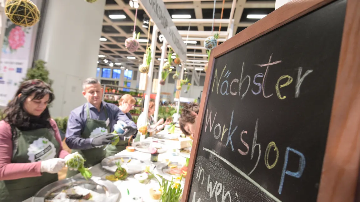 Diverse Workshops luden das Publikum zum Mitmachen ein. Foto: Messe Berlin GmbH