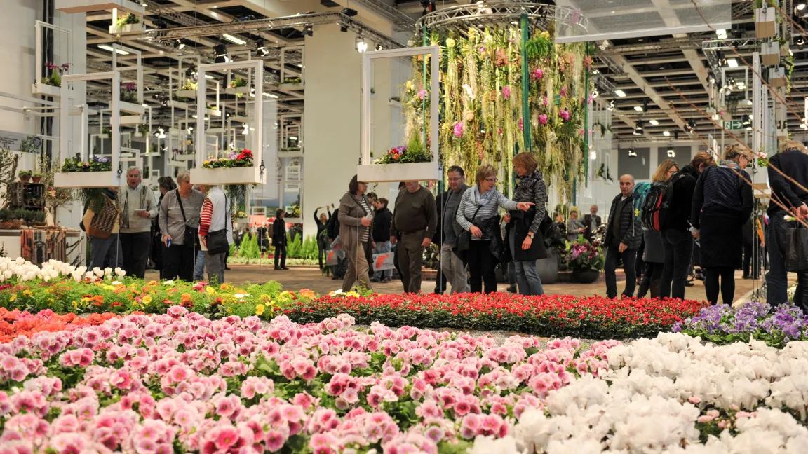 Die Blumenhalle ist immer ein Besuchermagnet auf der Grünen Woche. Foto: Messe Berlin GmbH