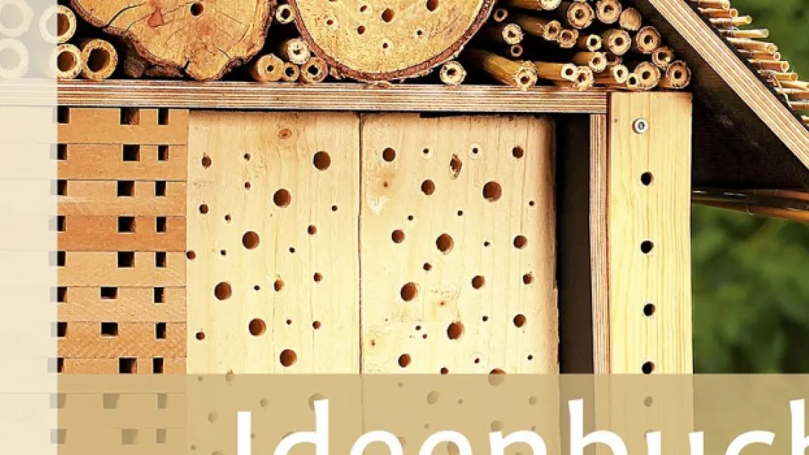 Anleitungen zum Bau eines Insektenhotels. Foto: Klaus Margraf