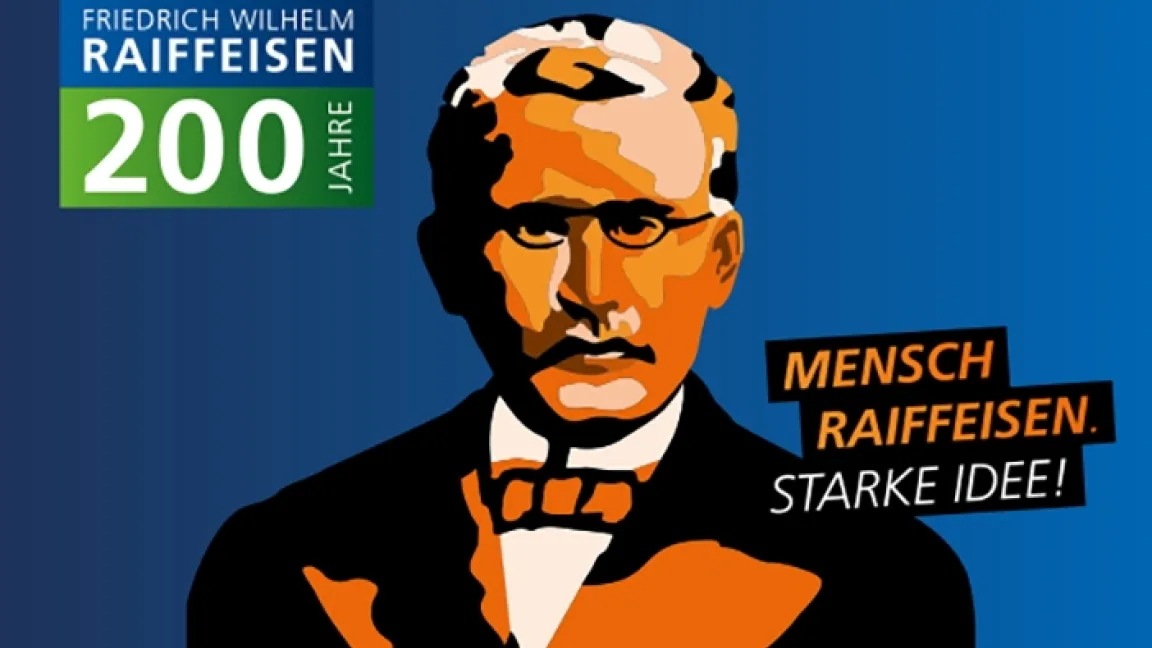 Friedrich Wilhelm Raiffeisen gilt als einer der Väter der modernen Genossenschaftsidee. Am 30. März 2018 jährt sich sein Geburtstag zum 200. Mal. Foto: Deutsche Friedrich-Wilhelm-Raiffeisen-Gesellschaft e.V.