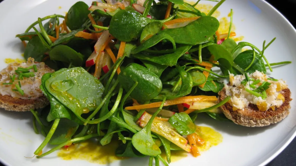 Die Blätter und Stängel verleihen Salaten einen milden säuerlich-salzigen und nussartigen Geschmack. Foto: dlz.coc.de