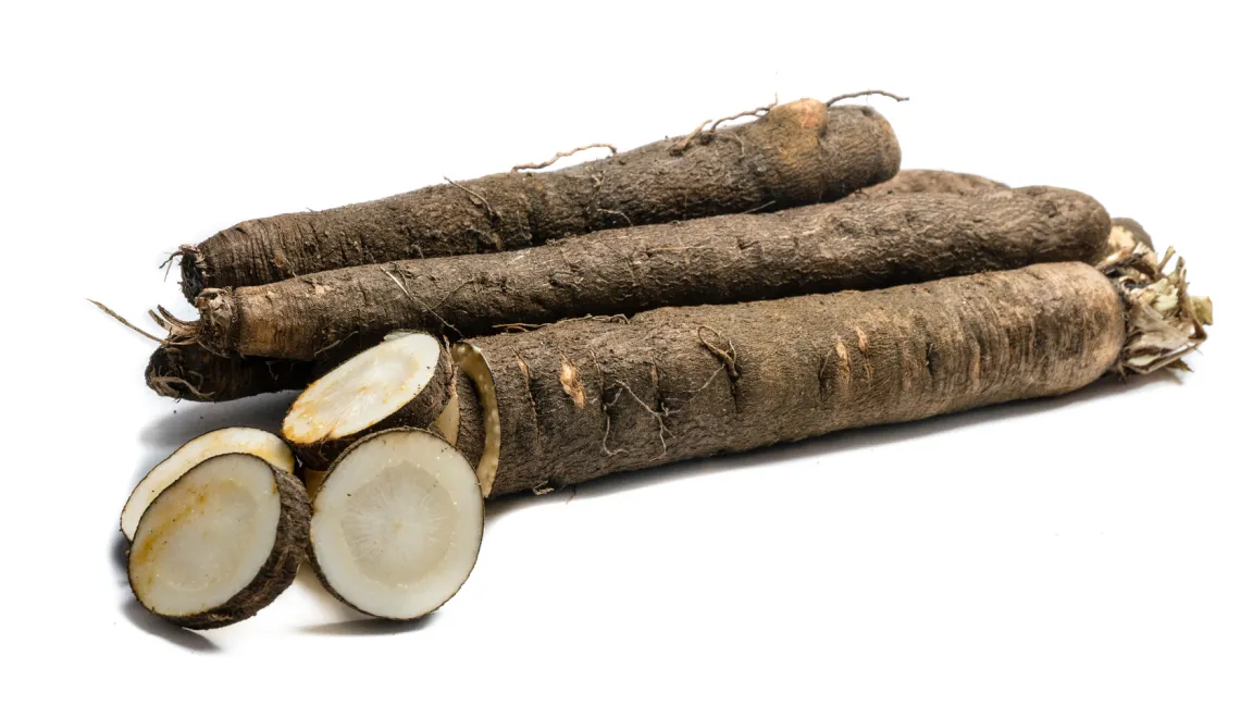 Schwarzwurzeln: außen schwarz, innen weiß. Foto: Fotolia