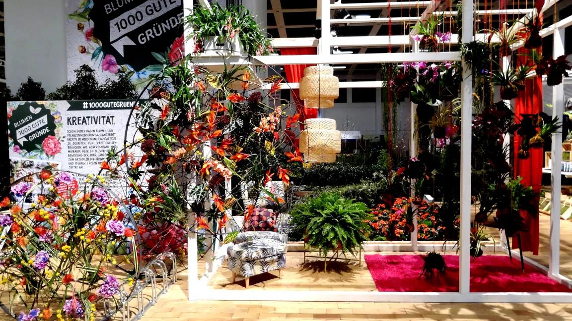 Verschiedene Themenflächen, wie hier das Thema Kreativität, gaben den Besuchern Anstoß für eigene Ideen. Foto: Christine Margraf