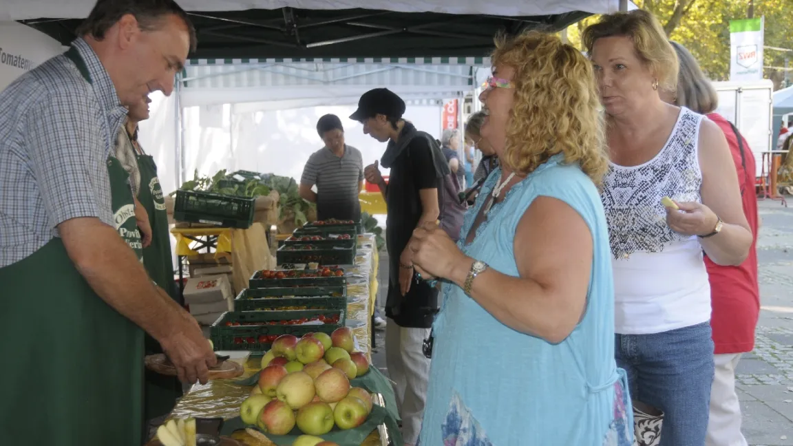 Schmackhaftes Obst und Gemüse - direkt vom Erzeuger. Foto: Friederike Krick