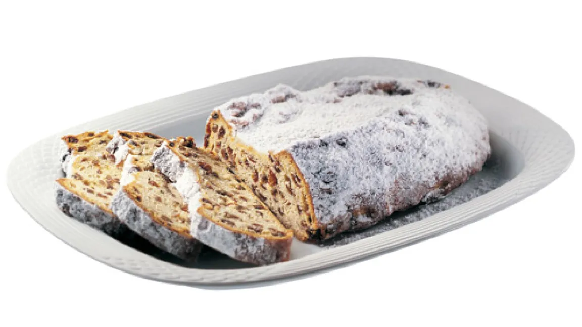 Christstollen gelingt mit Mehl der Type 550.
Quelle: Dresdner Backhaus