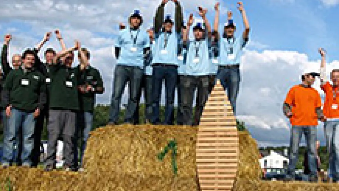 Die drei erstplatzierten Teams des Field Robot Events 2008.
Quelle: FREDT / TU Braunschweig