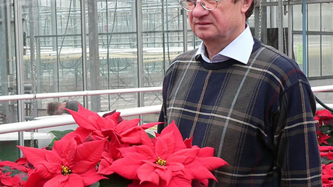 Günther Sprau vom Gartenbauzentrum Straelen der Landwirtschaftskammer Rheinland.
Quelle: Gartenbauzentrum Straelen