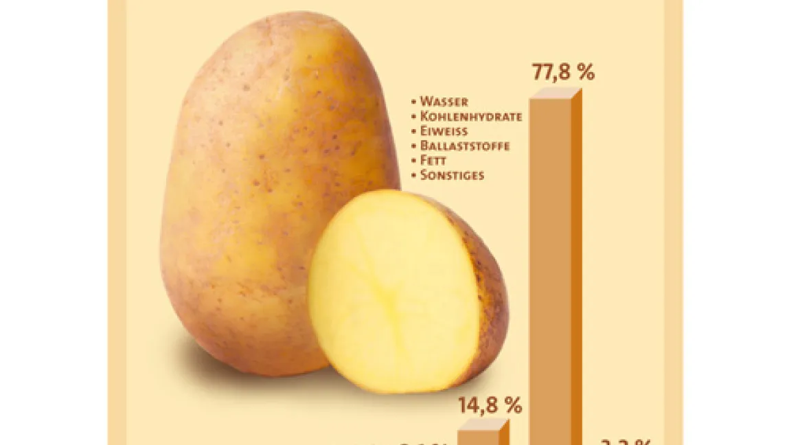 Inhaltsstoffe der Kartoffel.
	Quelle: CMA