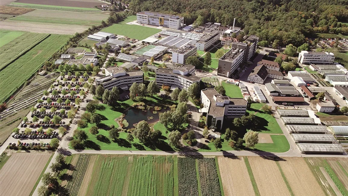 Das Landwirtschaftszentrum Limburgerhof heute. Foto: BASF SE
