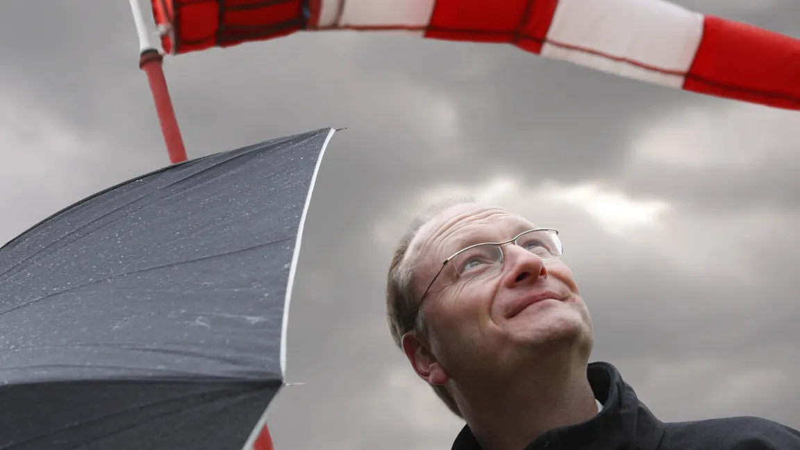 Wetterexperte Sven Plöger rät zur Umsicht in der Klimapolitik . Foto: Olaf Rayermann