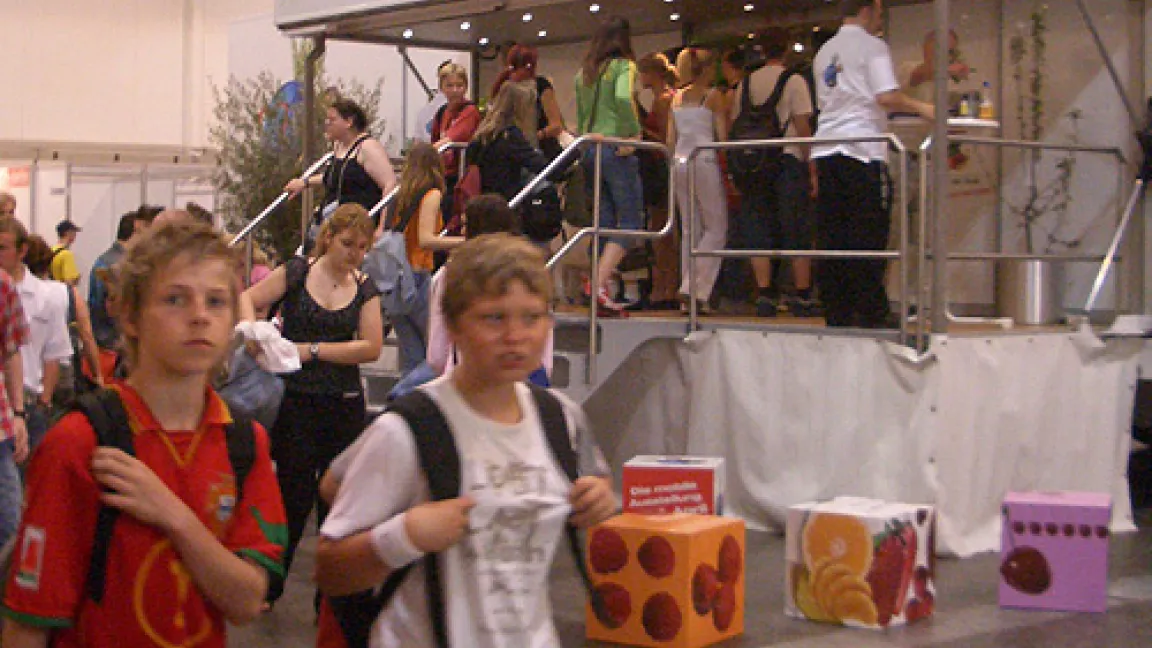 Roadshow auf der Jugendmesse YOU in Essen.
Quelle: IVA