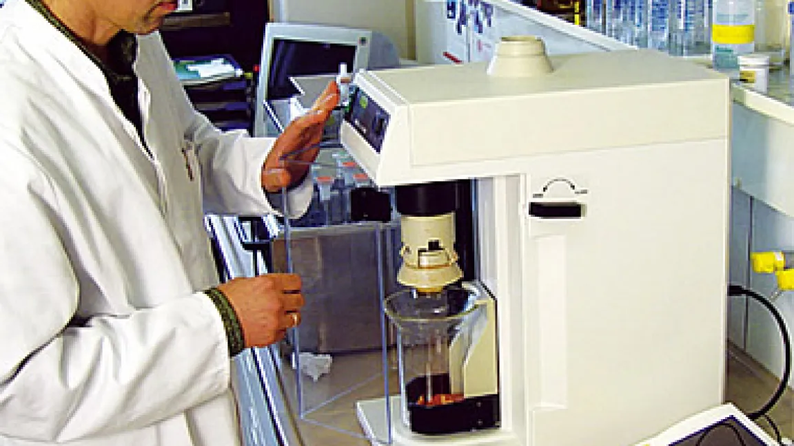 Rückstandslabor des Bayerischen Landesamts für Gesundheit und Lebensmittelsicherheit in Erlangen.