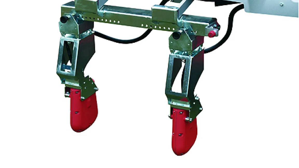 Sensoren ermitteln bei diesem Verfahren den Chlorophyllgehalt der Pflanze, der von der Nährstoffversorgung der Pflanze abhängt.
	Quelle: Fritzmeier