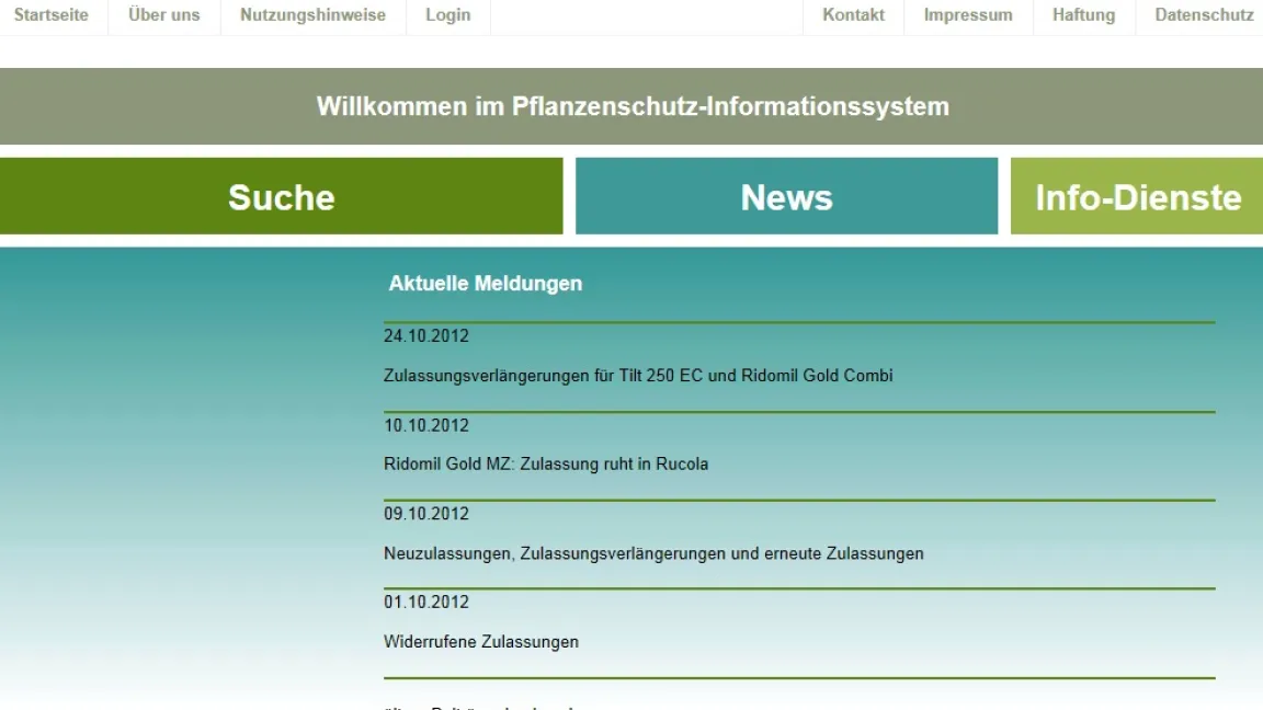 Herzstück von PS Info ist eine Datenbank mit Pflanzenschutzmitteln, Pflanzenstärkungsmitteln und Nützlingen. Quelle: PS Info