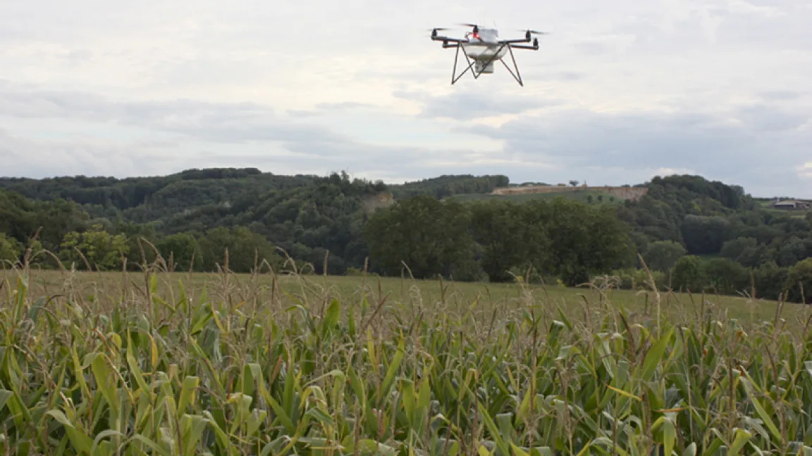 Agrardrohnen sind anwenderfreundlich und arbeiten schnell und preiswert. Foto: Hubert Spich