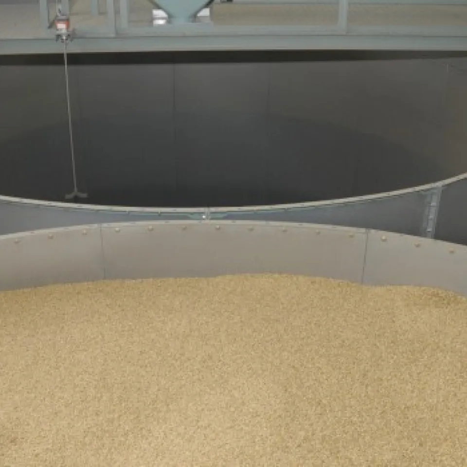 Penible Sauberkeit im Getreidelager