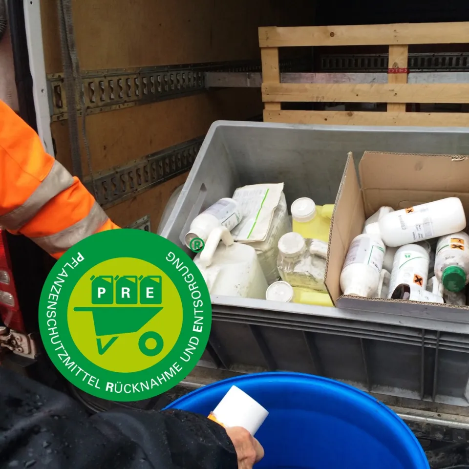 PRE – Pflanzenschutzmittel Rücknahme und Entsorgung