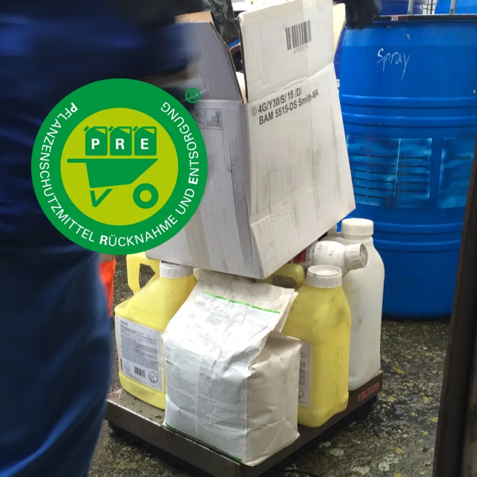 PRE-Sammlungen unbrauchbarer Pflanzenschutzmittel starten
